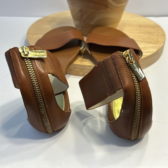 Michael Kors Leather Ankle Strap Sandals Size 8 - Picture 5 of 7